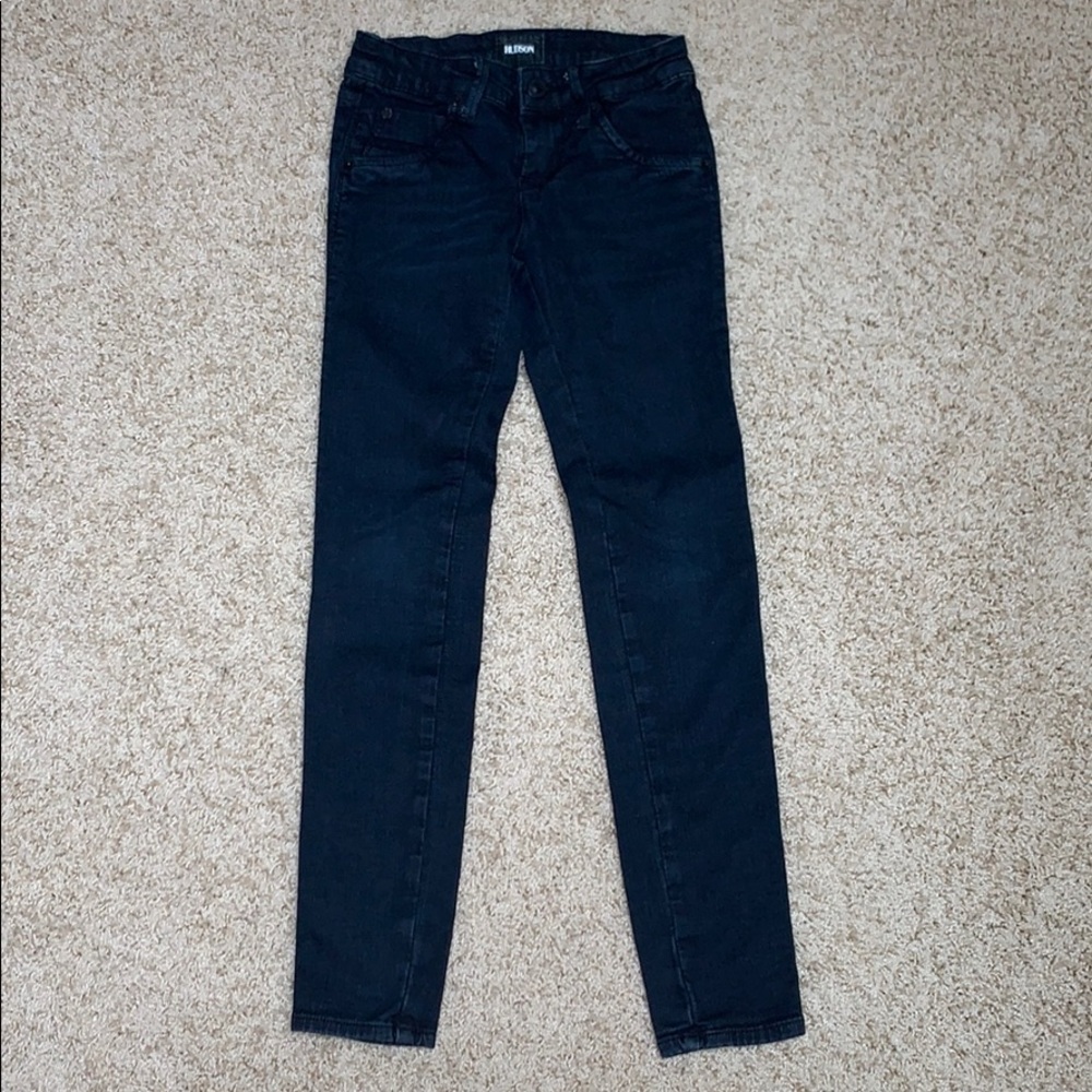 HUDSON skinnies in black.